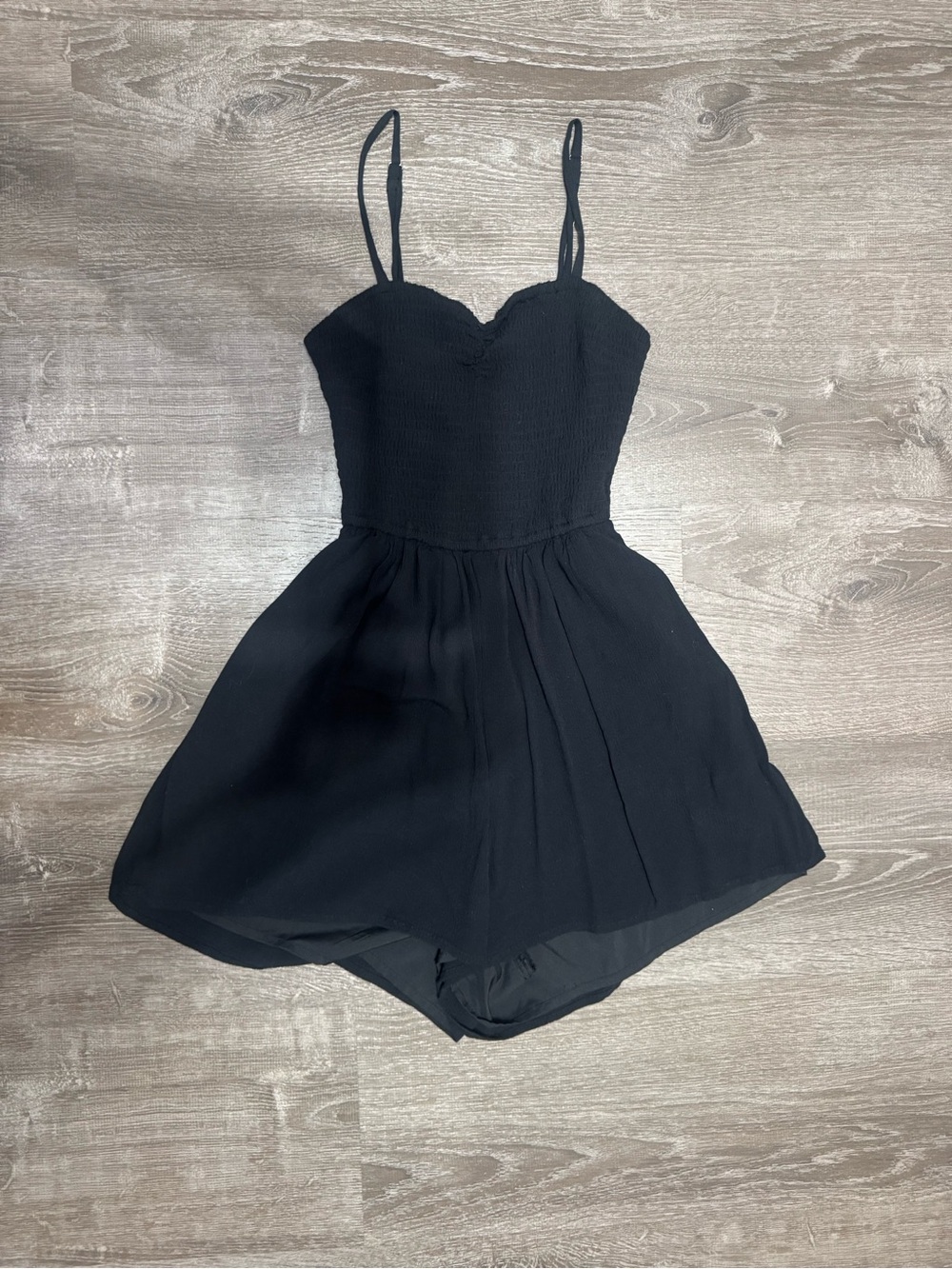 Hollister Black Spaghetti Strap Romper